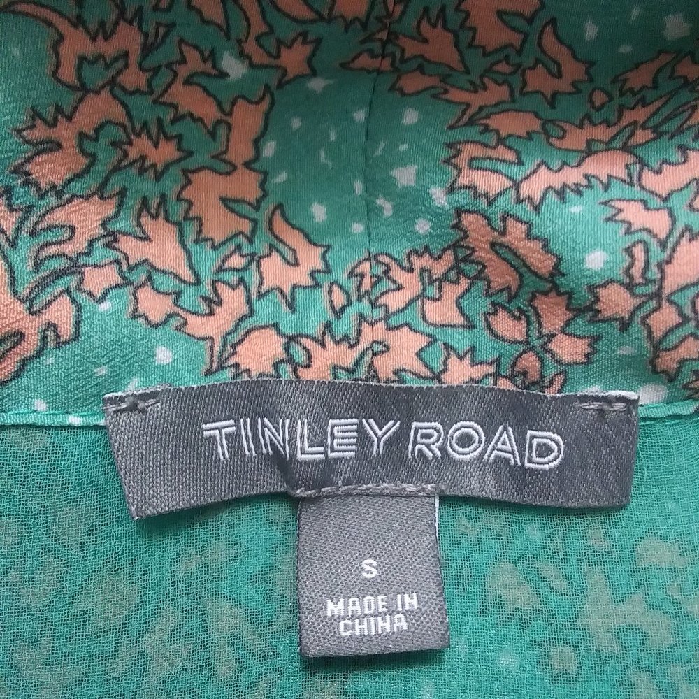 Tinley Road Dress Tie Front Bow Cottage Core Floral Womens Small - Picture 6 of 12